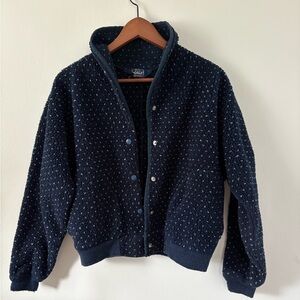 Vintage woolrich high pile fleece